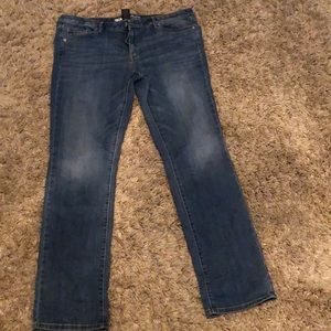 Mission mid rise straight leg jeans